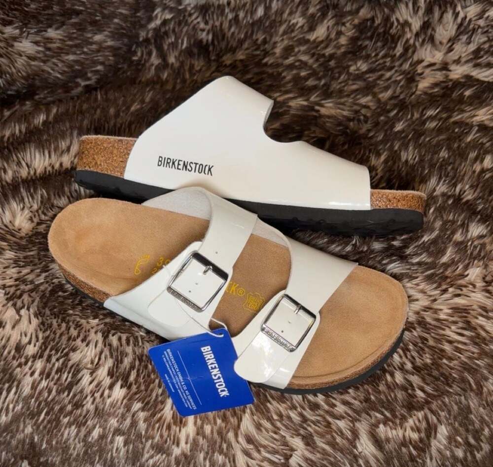 Birkenstock Arizona White Birko-Flor Sandals-NEW! Women’s Size 8